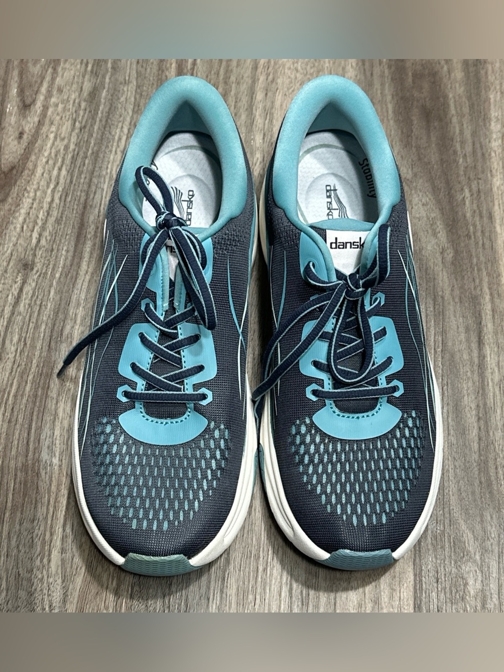Dansko Women's Navy and Teal Athletic Sneakers